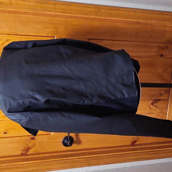 NWOT Marc New York Andrew Marc XXL Black Faux Leather Jacket - Picture 7 of 7